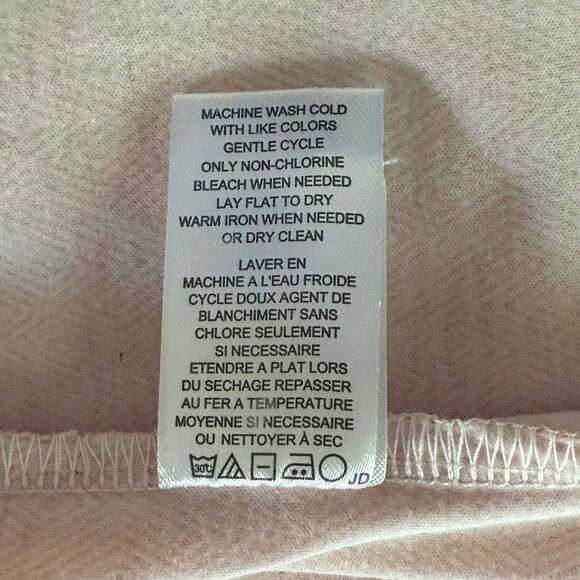 Raffi Casual Button Short Sleeve Down Shirt 100%‎ Cotton Light Orange NWOT - Picture 11 of 14